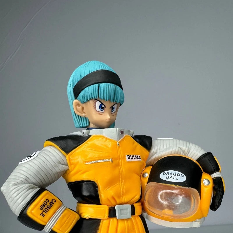 8.26in/21cm Anime Dragon Ball Z Figure Space Suit Bulma Figure PVC Action Figures Collection Model Toys For Christmas Gifts