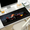 XXL Formula 1 Racing Car Mouse Pad with Non-Slip Rubber Base & Washable Surface - Soft Desk Mat for Gamers & Computer Users, Vibrant F1 Design Gaming Desk Accessory 40x90cm(15.7x35.4in)
