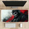 Armed Skeleton Gaming Mouse Pad with Name/Text - Durable Rubber Non-Slip Mouse Pad, Suitable for Keyboard, PC, Laptop, Office and Gaming Desk Accessories