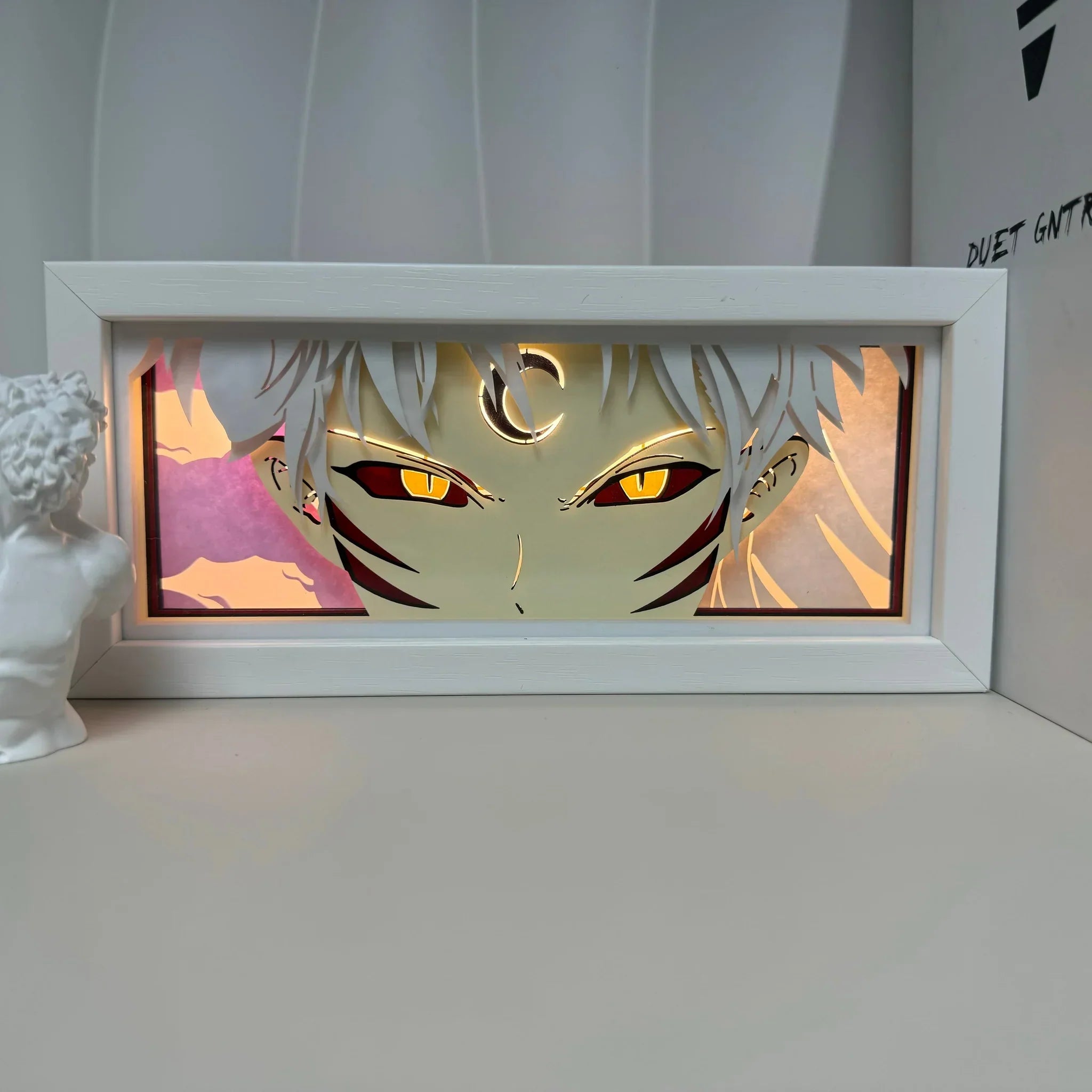 Anime Sesshomaru RGB Light Box Decor