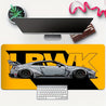 Large Racing-Inspired Rubber Mouse Pad - Non-Slip, Durable Stitched Edges, Oblong Desk Mat for Gaming, Office, and Laptop, Ideal Gift for Computer Enthusiasts and Workspace Decor - 1pc
