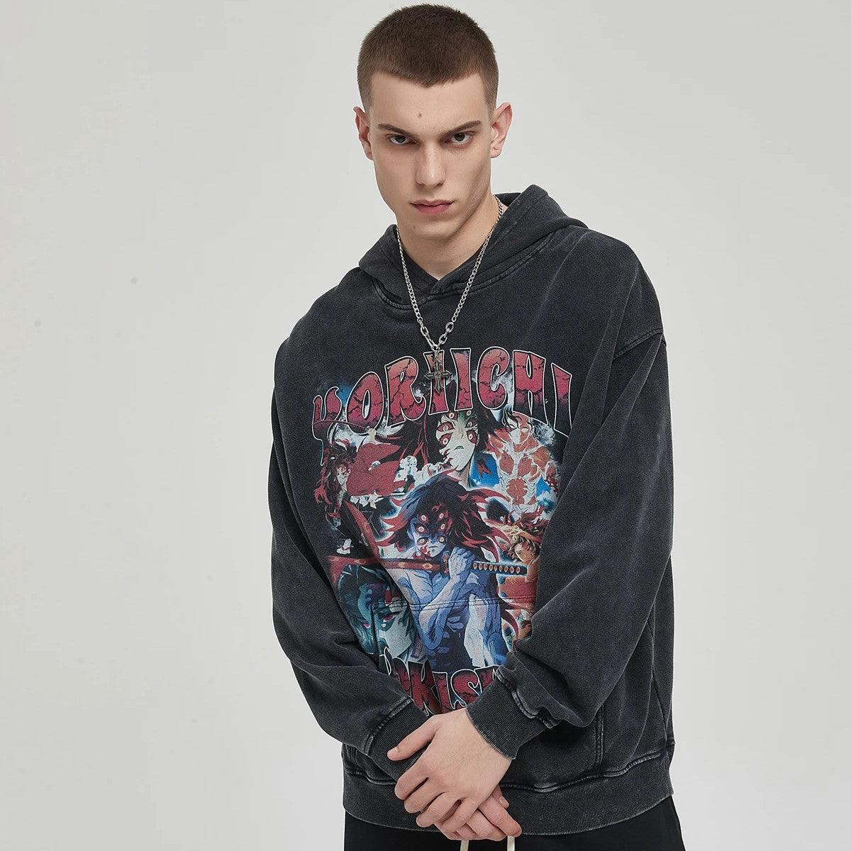 Kokushibo Vintage Hoodie V2 Vintage Hoodies