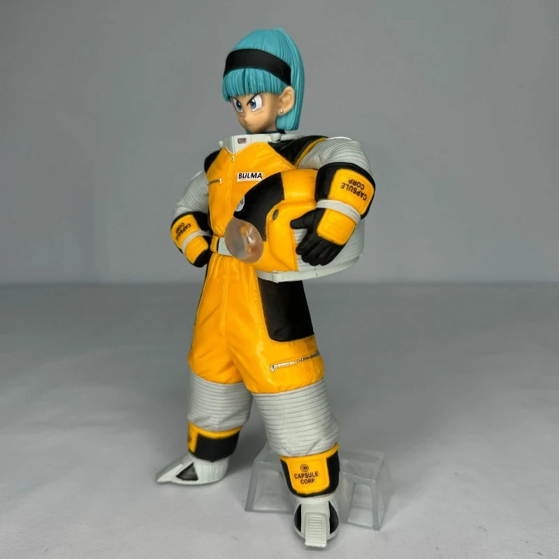 8.26in/21cm Anime Dragon Ball Z Figure Space Suit Bulma Figure PVC Action Figures Collection Model Toys For Christmas Gifts