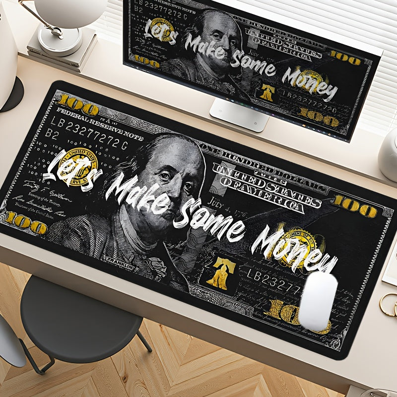 Luxury Large Game Mouse Pad - High-Definition Keyboard Pad with Natural Rubber Non-Slip Surface, Ergonomic Design, and Vibrant Print - Perfect Office Table Accessories for Work, Game, and Home