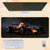 XXL Formula 1 Racing Car Mouse Pad with Non-Slip Rubber Base & Washable Surface - Soft Desk Mat for Gamers & Computer Users, Vibrant F1 Design Gaming Desk Accessory