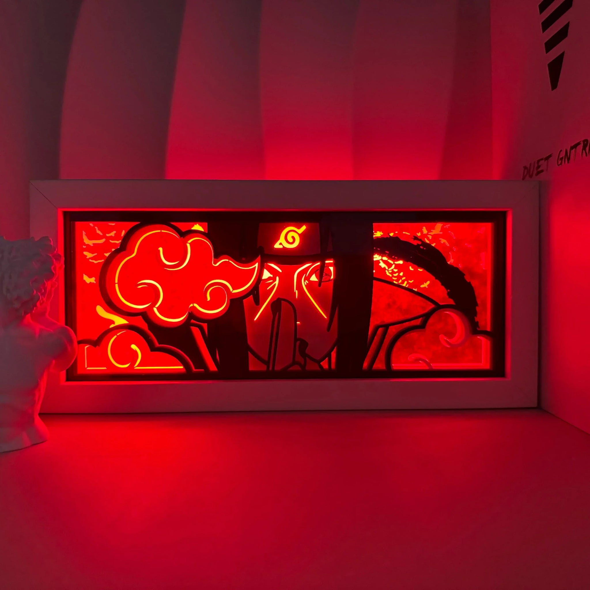 Anime Itachi RGB Light Box Decor White 2