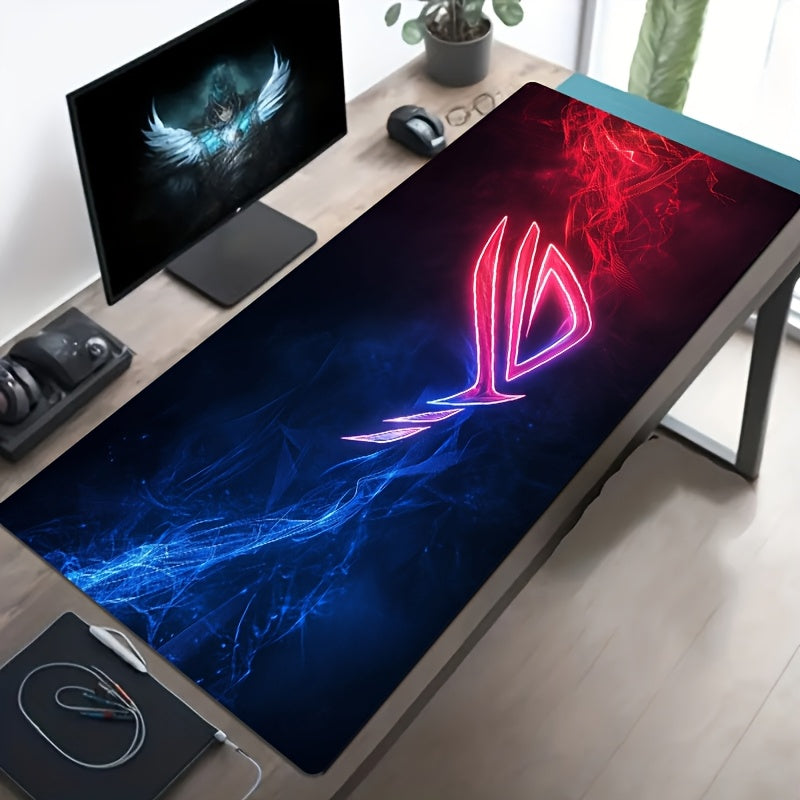 Extra-Large Gaming Mouse Pad with Wrist Support - Non-Slip, Washable Rubber Desk Mat for Gamers and Office Use - Perfect Birthday or Christmas Gift, Christmas Decor, Rubber Mouse Pad, Large Mouse Pa