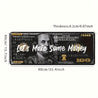 Large "Let's Make Some Money" Dollar Abstract Art Gaming Mouse Pad & Keyboard Mat - Benjamin Franklin Design with Golden Accents, Federal Reserve Inspired Office & Esports Desk Mat for PC, Computer, Workstation Accessories