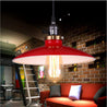 Calarbo™ Zelus - Vintage Retro Metal Shade Hanging Lamp Red Light