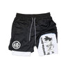 Dragon Ball Z Goku Performance Shorts - Black & White Performance shorts