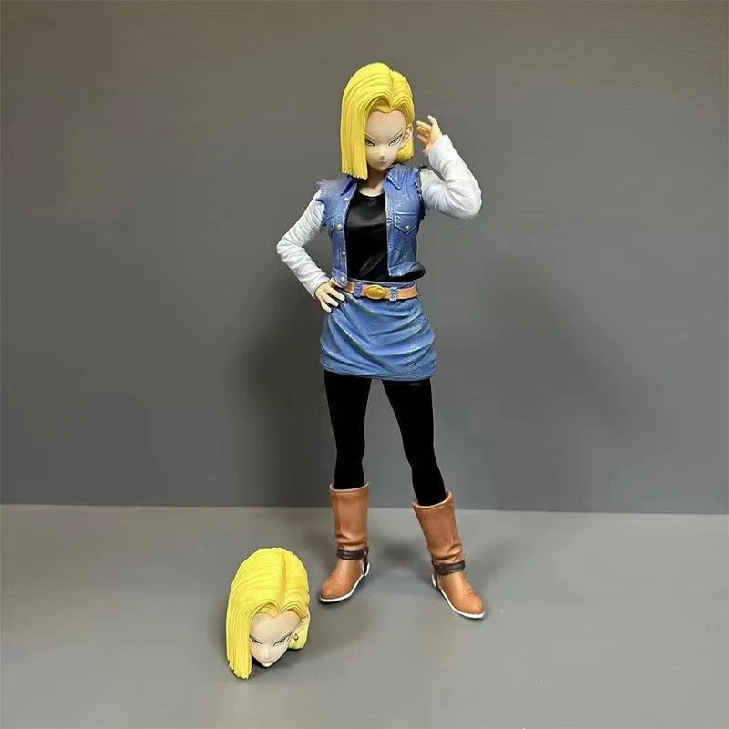 Anime Dragon Ball Z Android 18 Figure Android 18 26cm PVC Action Figurine Collection Model Toys For Children Gifts No box