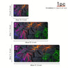 1pc Durable large mouse pad Stylish Geometric design Desk mat Computer Keyboard Mouse Laptop Gaming mat - Suitable for gamers/office and study accessories