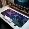 Large Geometric Design Mouse Pad - Durable, Non-Slip Rubber Base, Washable - Precision & Comfort for Gamers & Office Use - Ideal Gift for Boyfriend/Girlfriend, Gaming Mouse Pa 11.8*31.5inch (30*80cm) Style2
