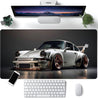 1pc Large Rubber Gaming Mouse Pad with High-End Car Design, Non-Slip Desk Mat for Keyboard and Mouse, Durable PC Accessory for Office and Home Use