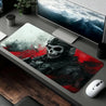 Armed Skeleton Gaming Mouse Pad with Name/Text - Durable Rubber Non-Slip Mouse Pad, Suitable for Keyboard, PC, Laptop, Office and Gaming Desk Accessories