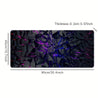 [Futuristic Mouse Pad] Extra-Large Futuristic Black Mouse Pad with Vibrant Neon Lines - High-Quality Rubber Base & Precision Edge Stitching - Durable Desk Mat for Gaming & Office Decor - Ideal Gift, Mouse Pads for Desk
