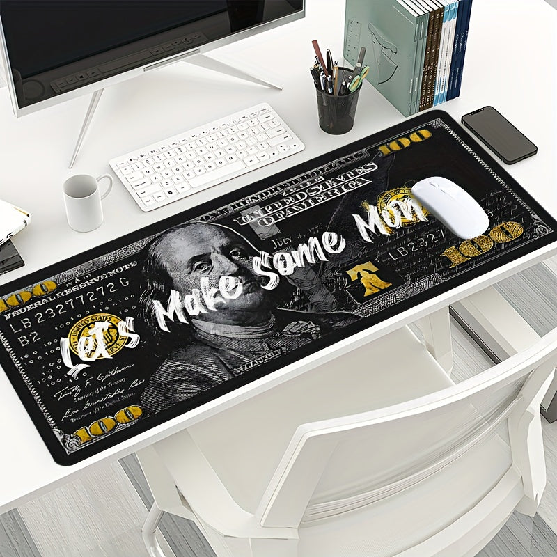 Luxury Large Game Mouse Pad - High-Definition Keyboard Pad with Natural Rubber Non-Slip Surface, Ergonomic Design, and Vibrant Print - Perfect Office Table Accessories for Work, Game, and Home