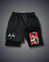 Dragon Ball Z Vegeta Red Performance Shorts Performance shorts