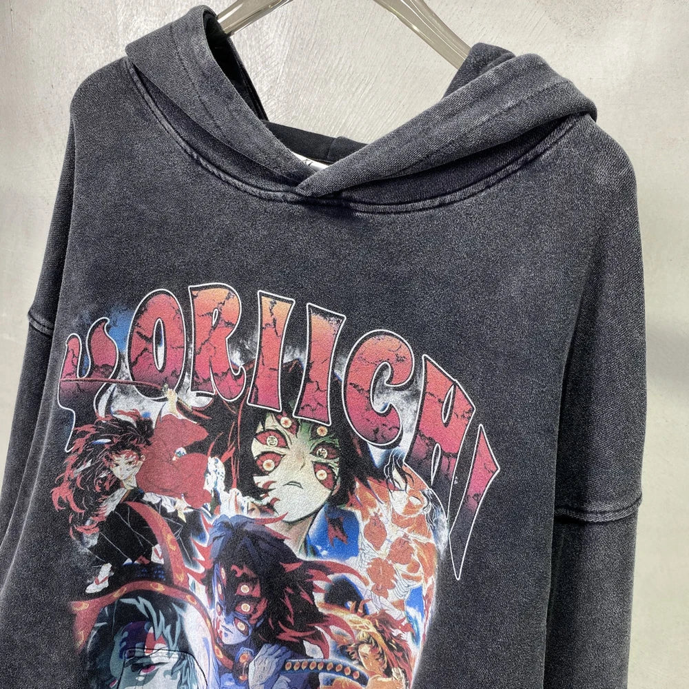 Kokushibo Vintage Hoodie V2 Vintage Hoodies