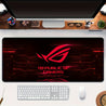 [Gaming Mouse Pad] Red Eye Extra-Large Gaming Mouse Pad - Thick Non-Slip Rubber Desk Mat with Precision Stitched Edges, Washable Surface - Ideal for Gamers & Office Use, Durable Computer Accessory, Large Mouse Pads for Desk, Bold Logo Design