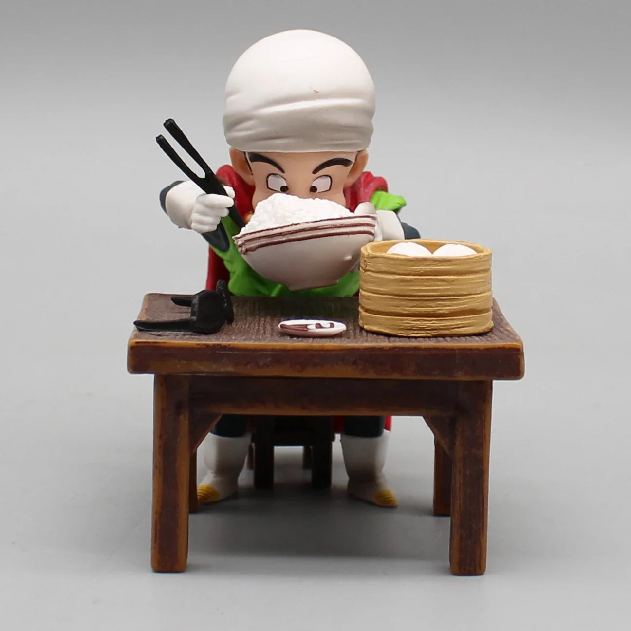 Dragon Ball Z Vegeta Figure Son Goku Son Gohan Kuririn Android 18 Eating 8cm Pvc Action Figures Collection Model Toys Gifts Kuririn No box