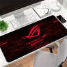 [Gaming Mouse Pad] Red Eye Extra-Large Gaming Mouse Pad - Thick Non-Slip Rubber Desk Mat with Precision Stitched Edges, Washable Surface - Ideal for Gamers & Office Use, Durable Computer Accessory, Large Mouse Pads for Desk, Bold Logo Design