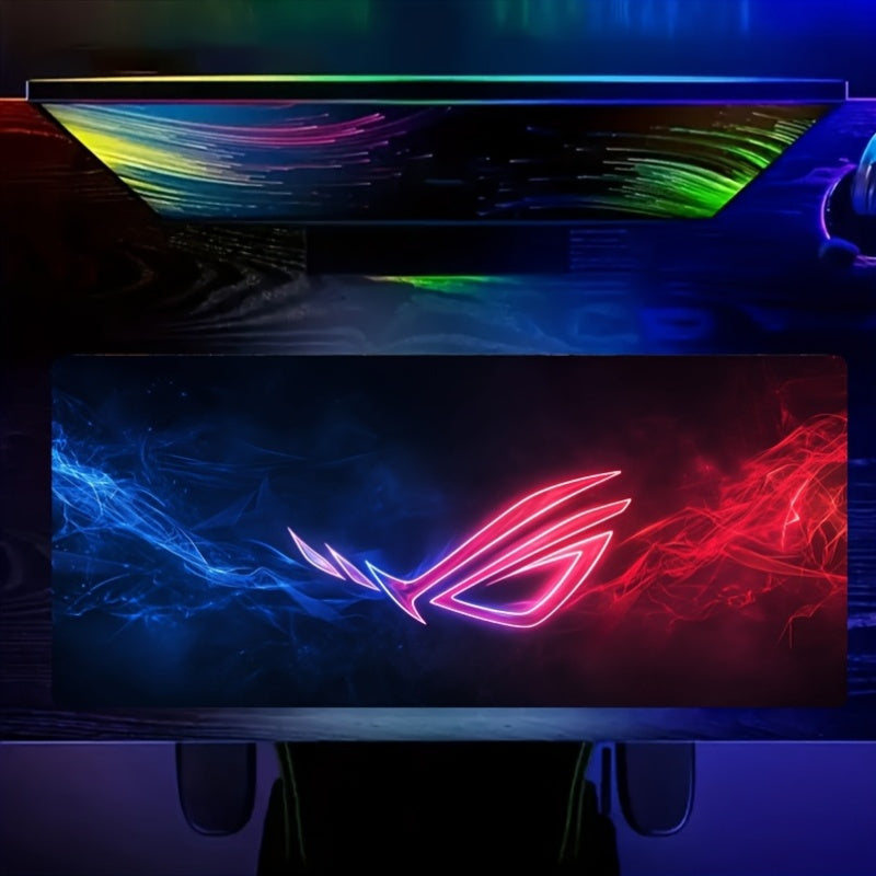 Extra-Large Gaming Mouse Pad with Wrist Support - Non-Slip, Washable Rubber Desk Mat for Gamers and Office Use - Perfect Birthday or Christmas Gift, Christmas Decor, Rubber Mouse Pad, Large Mouse Pa