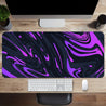 [Gaming Mouse Pad] Extra-Large Non-Slip Gaming Mouse Pad | Pink-Purple Gradient, Thickened Rubber Desk Mat, Washable with Precision Hemming, Rectangular Office Desk Accessory, Ideal Gift