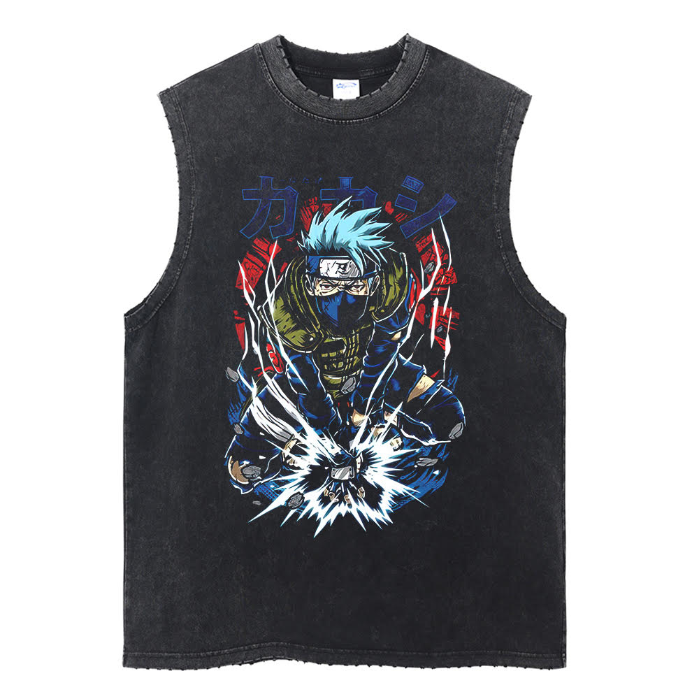 Kakashi of the Sharingan Vintage Tank Top Tank Tops