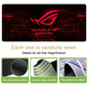 [Gaming Mouse Pad] Red Eye Extra-Large Gaming Mouse Pad - Thick Non-Slip Rubber Desk Mat with Precision Stitched Edges, Washable Surface - Ideal for Gamers & Office Use, Durable Computer Accessory, Large Mouse Pads for Desk, Bold Logo Design