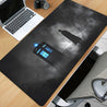 1pc Doctor of the Dark Mist Mousepad - Anti-Slip Rubber Base, Oblong Gaming Desk Mat with TARDIS Design, Polyester Fiber Surface for PC, Laptop, Office & Home Use - Ideal for Gamers & Fans, Mouse Pads for Desk