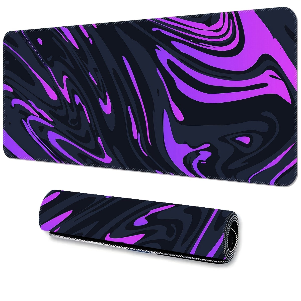 [Gaming Mouse Pad] Extra-Large Non-Slip Gaming Mouse Pad | Pink-Purple Gradient, Thickened Rubber Desk Mat, Washable with Precision Hemming, Rectangular Office Desk Accessory, Ideal Gift