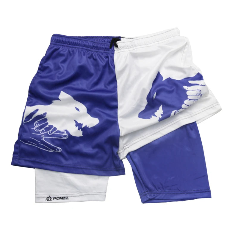 DIVINE DOGS CONTRAST PERFORMANCE SHORTS Performance shorts