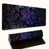[Futuristic Mouse Pad] Extra-Large Futuristic Black Mouse Pad with Vibrant Neon Lines - High-Quality Rubber Base & Precision Edge Stitching - Durable Desk Mat for Gaming & Office Decor - Ideal Gift, Mouse Pads for Desk