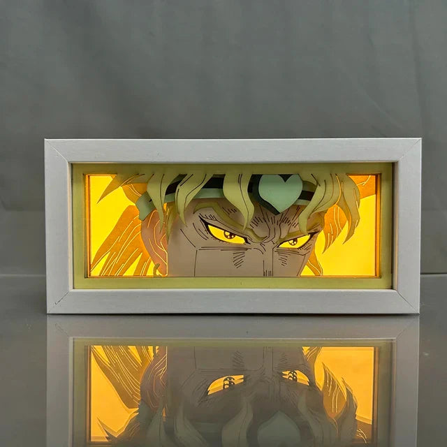 Anime Dio Brando RGB Light Box Decor