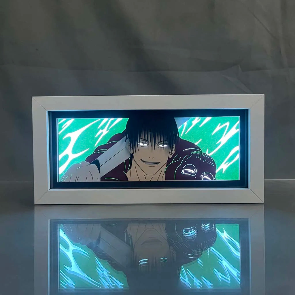 Anime Toji Fushiguro RGB Light Box Decor