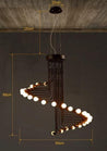 Calarbo™ Ava - Modern Nordic Spiral Chandelier Chandelier