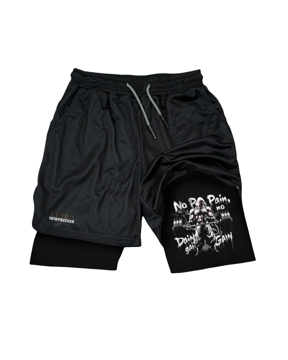 Dragon Ball Z Majin No Pain No Gain Shorts Performance shorts