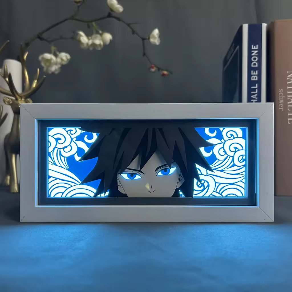 Anime Giyu RGB Light Box Decor