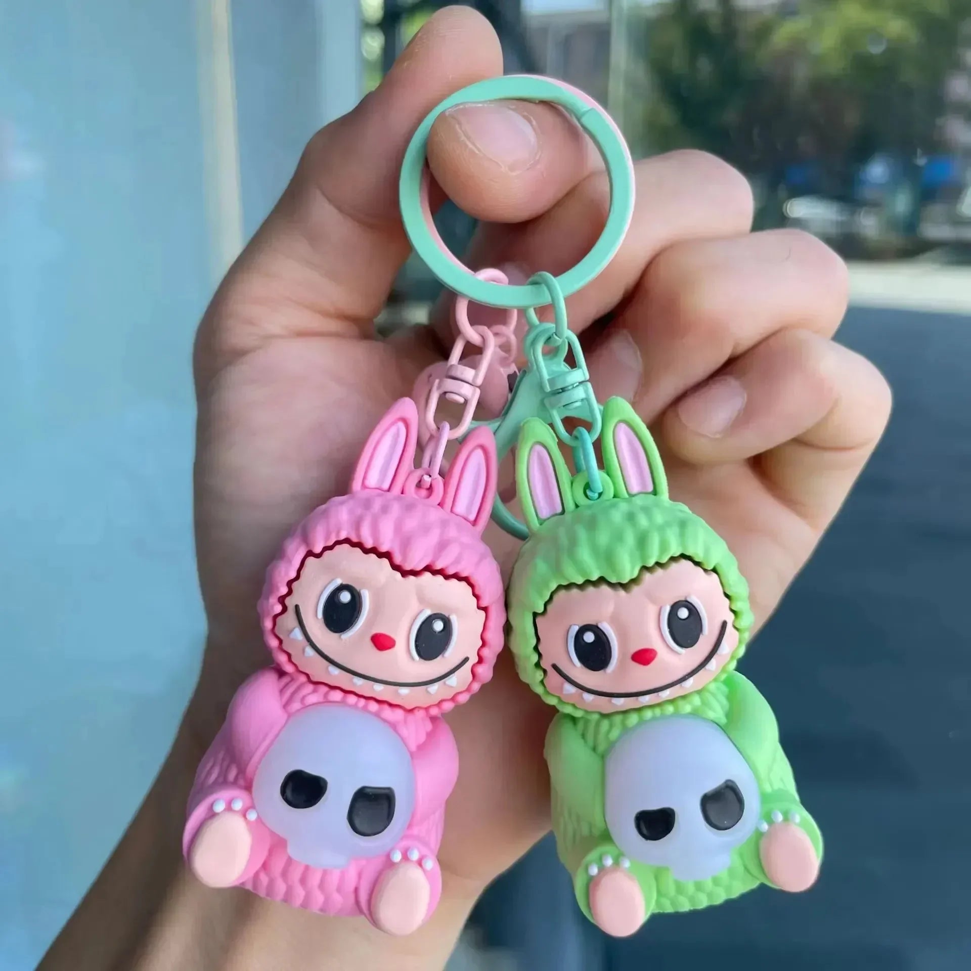 Labubu Glow Buddies Keychain LED Keychain