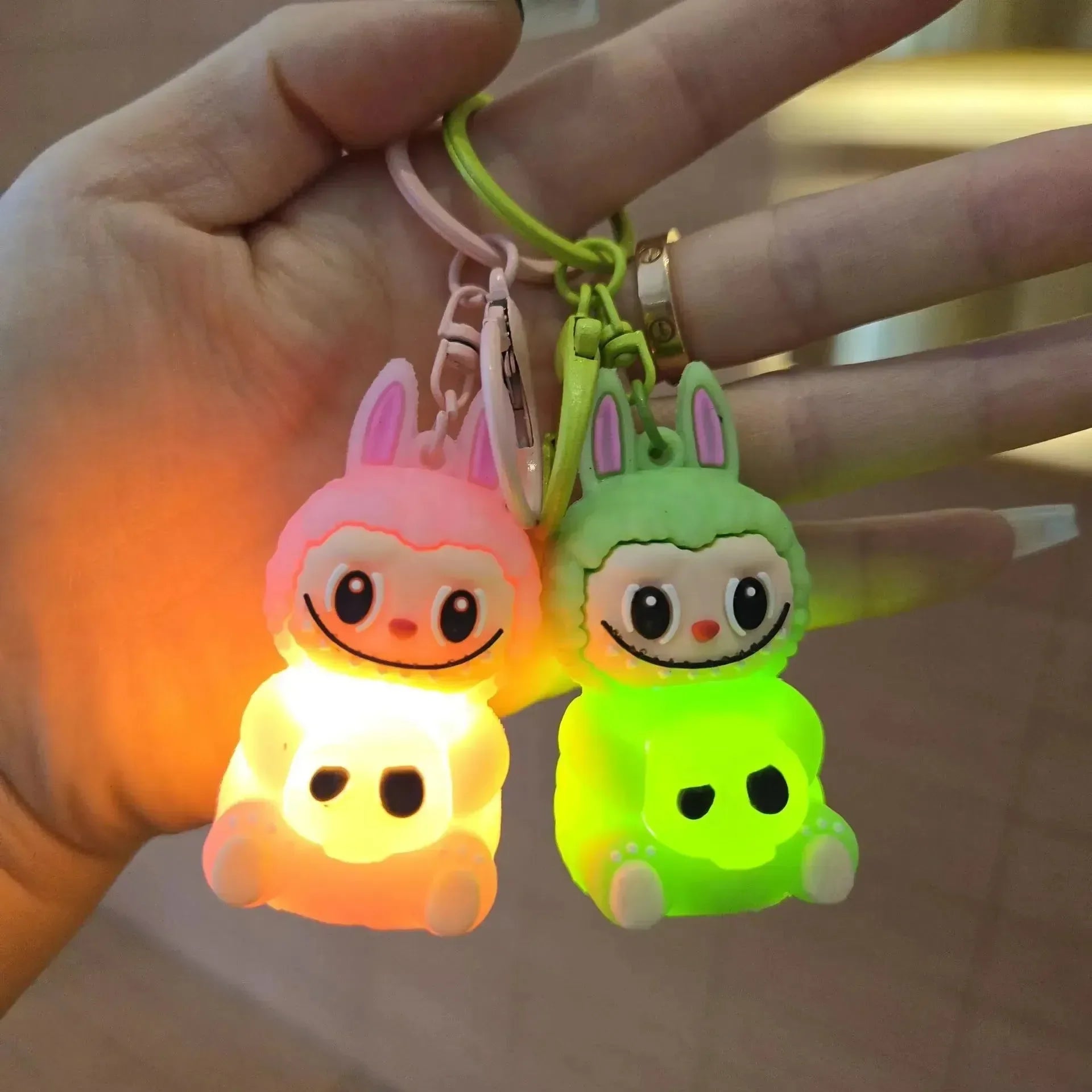 Labubu Glow Buddies Keychain LED Keychain