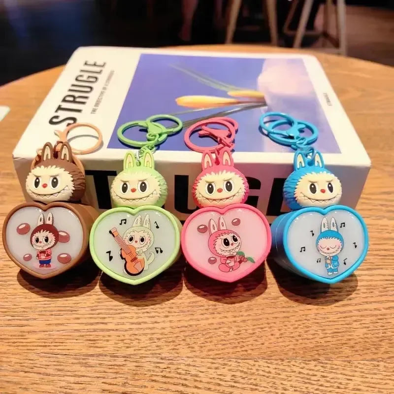 Labubu Heart Light LED Keychain LED Keychain