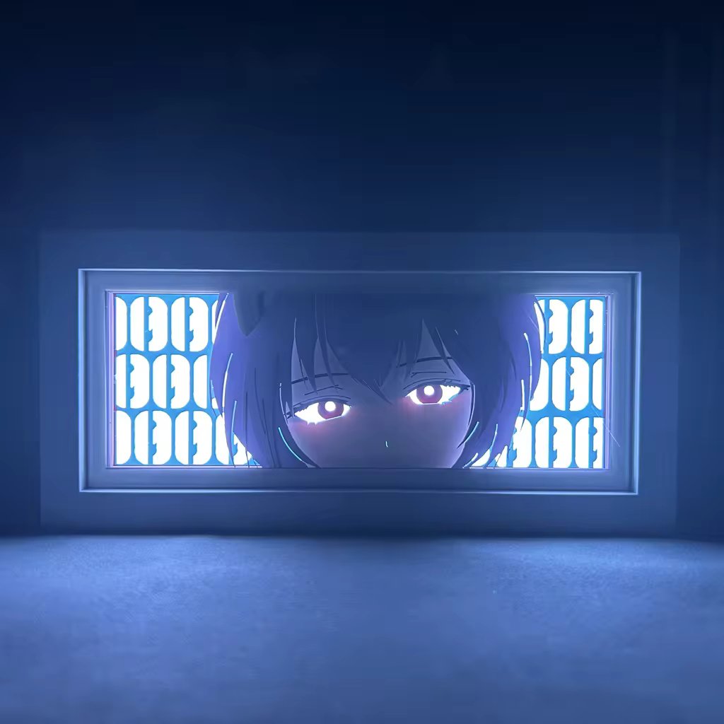 Anime Ayanami Rei RGB Light Box Decor 2