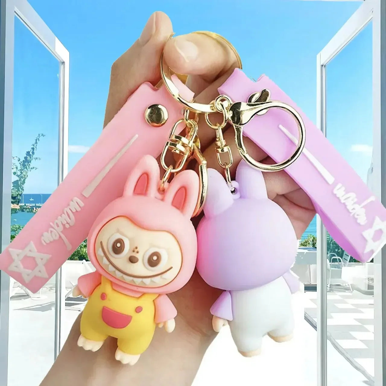 Gradient Vibes Laboobu 3D Keychain 3D Keychain