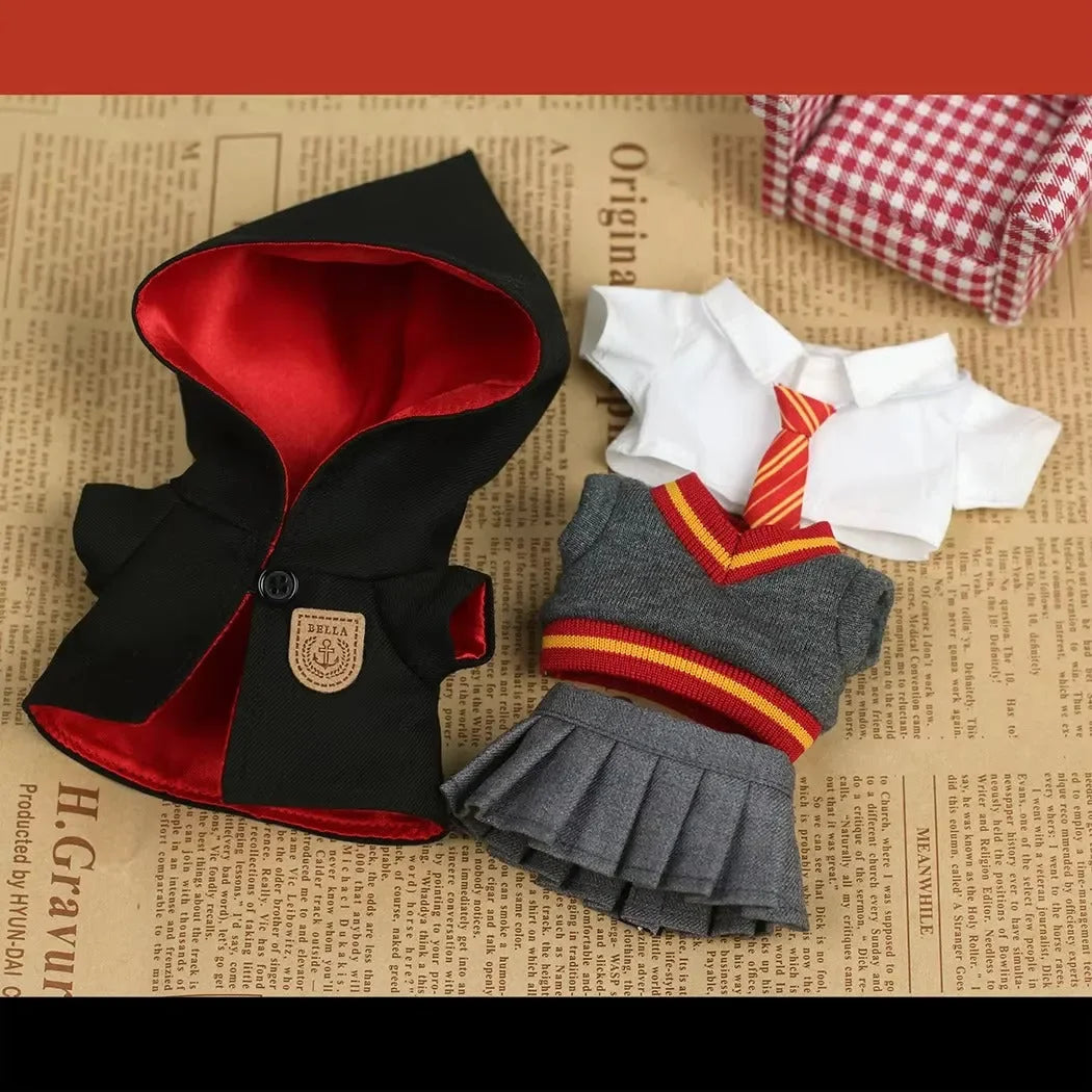 Labubu Hogwarts Wizard Robes Style 1 Red Doll Outfit