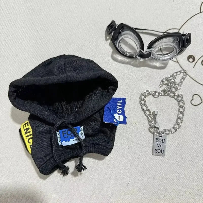 Labubu Punk Prowler Hoodie Doll Outfit