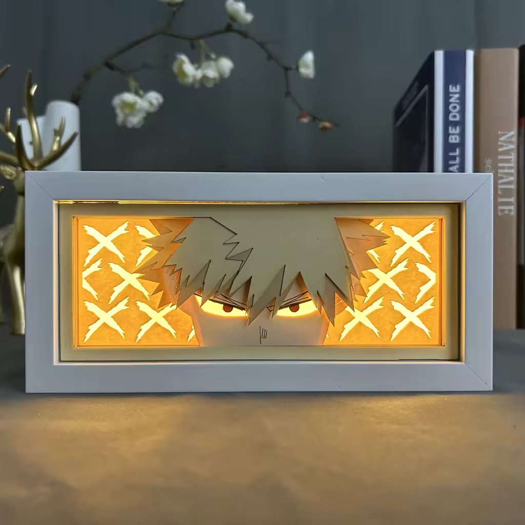Anime Bakugo RGB Light Box Decor 2