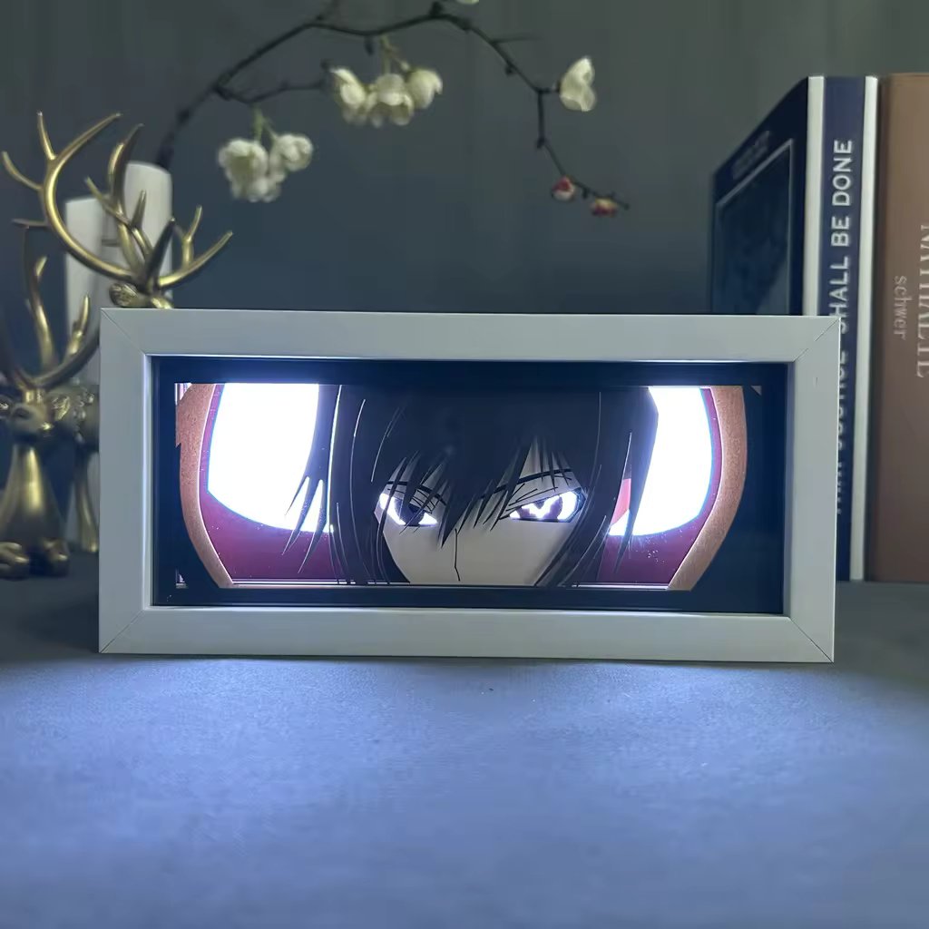 Anime Lelouch Lamperouge RGB Light Box Decor