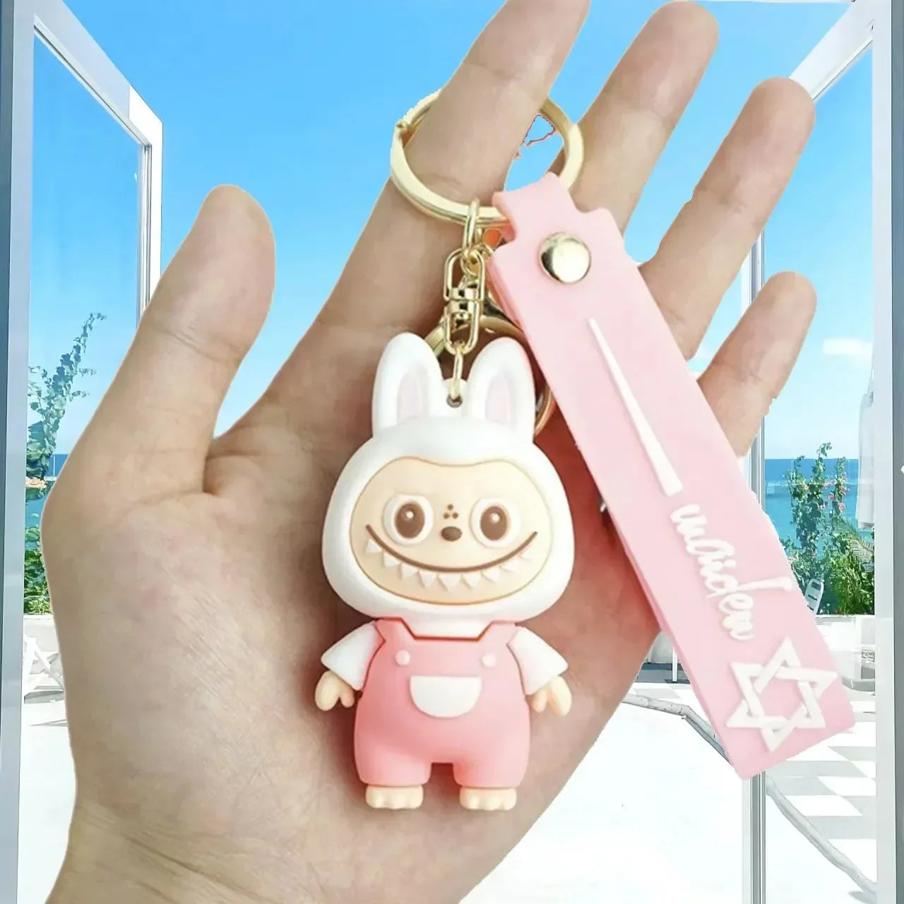 Gradient Vibes Laboobu 3D Keychain 3D Keychain