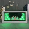 Anime Deku RGB Light Box Decor 2